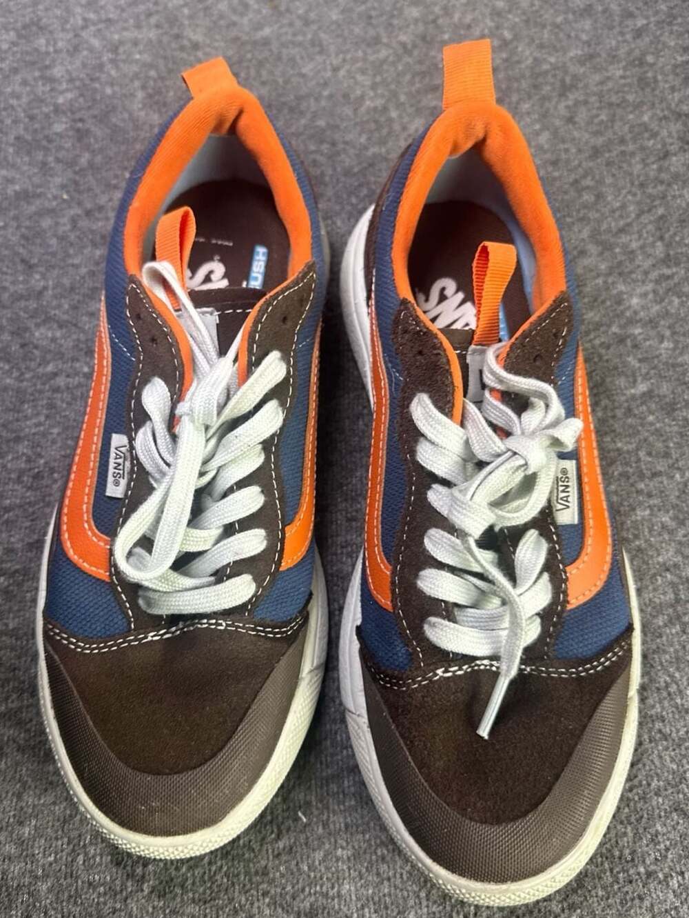 Vans UltraRange EXO SE Demitasse Navy Orange Sneakers ultracush